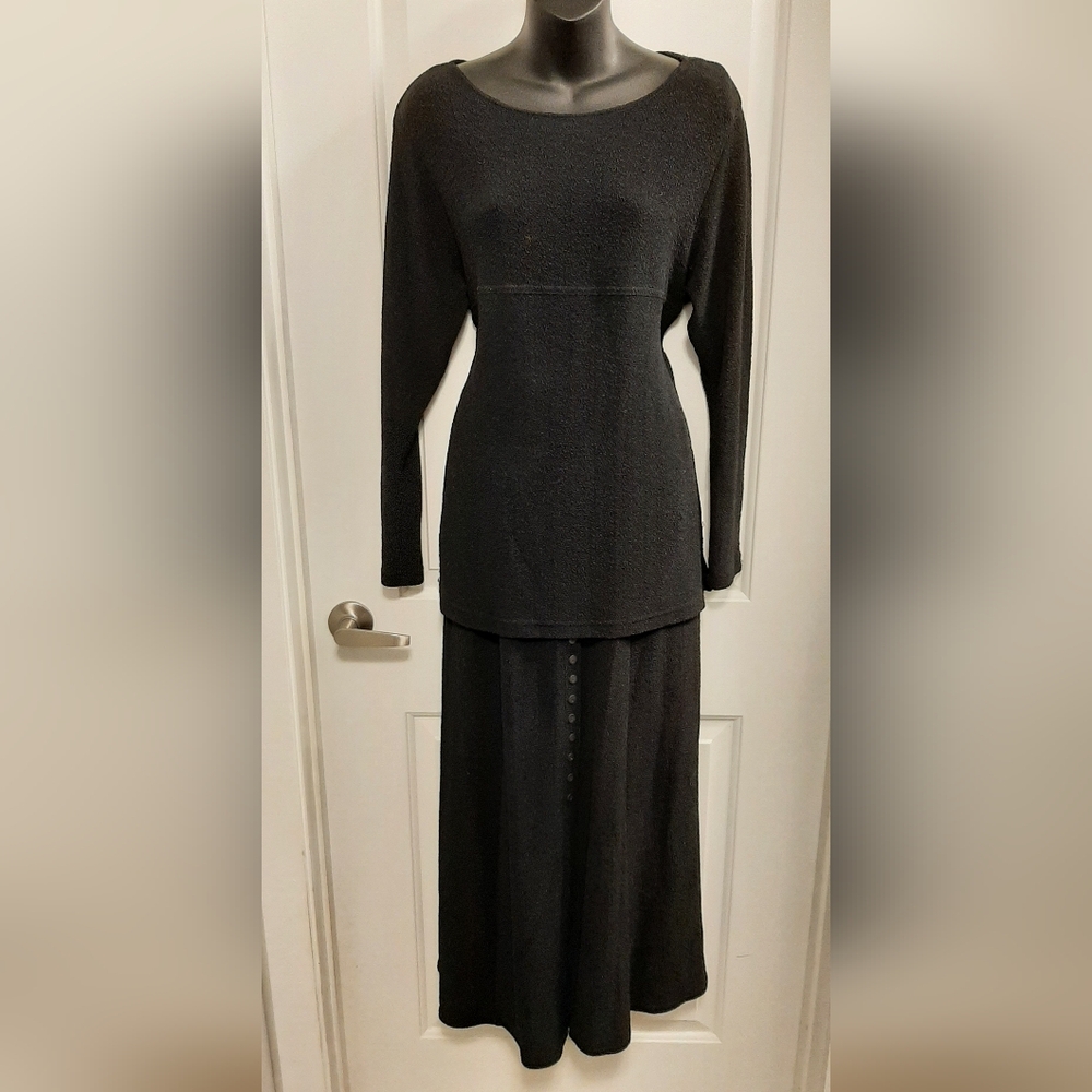 Vintage Nicole Studio New York Women's Two Piece Outfit Size 6 Tunic & Skirt USA